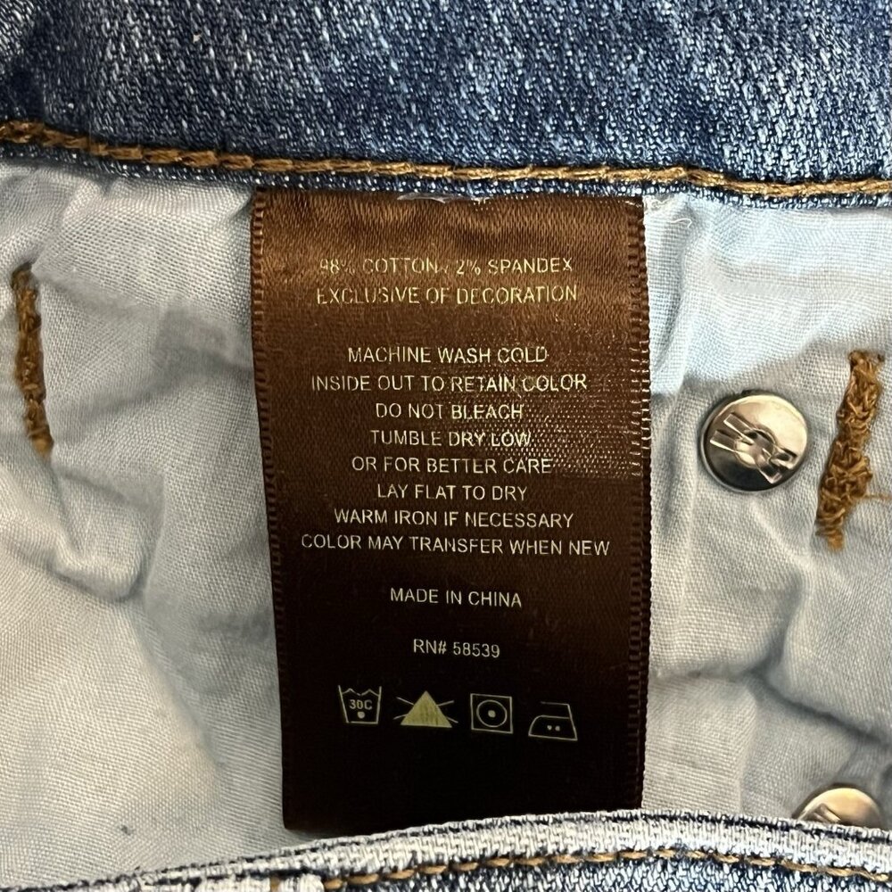 Kut From The Kloth Jeans Women's 8 Blue Catherine Boyfriend Straight Mid Rise - Picture 11 of 16